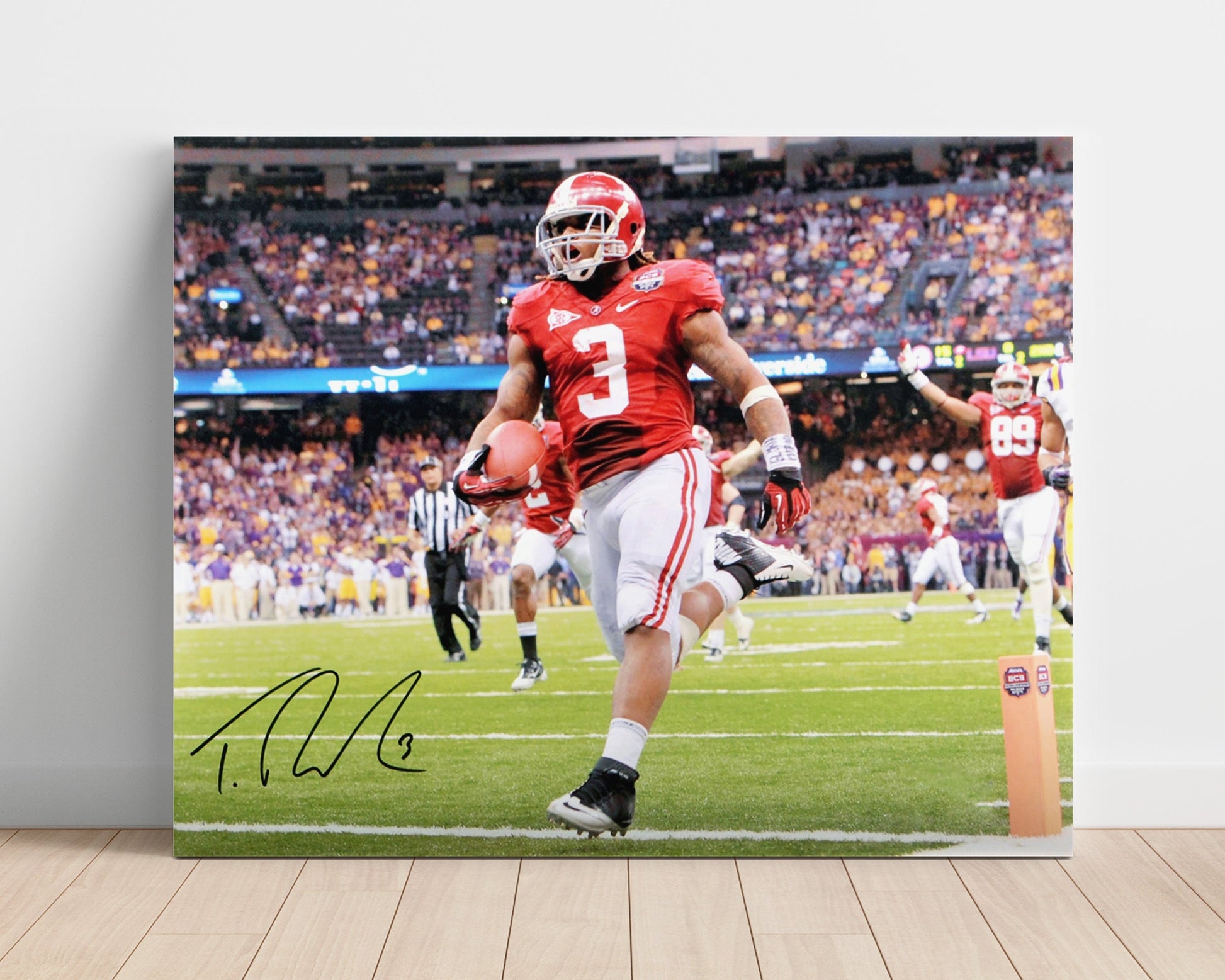 Alabama Football - Trent Richardson Bama No 1 Iconic Run 8x10 Unframed Print college football wall art