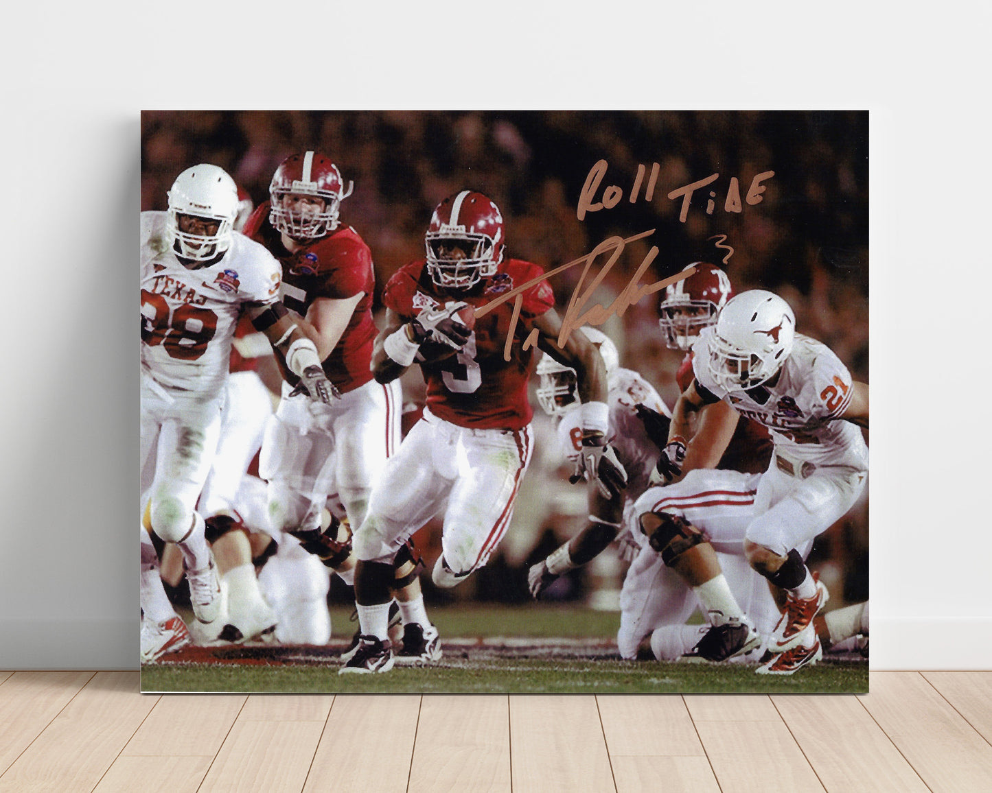 Alabama Football - Trent Richardson Dominant Run 2013 8x10 Unframed Print college football wall art