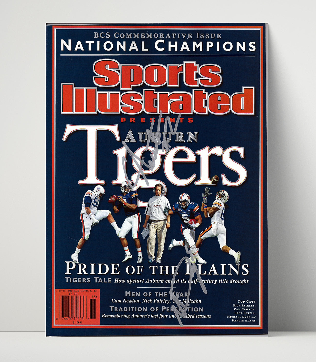 Auburn football Cam Newton Championship Surge SI Cover Spotlight 2010 College Football Wall Art 16x20 Unframed Print wall art print – College Football decor