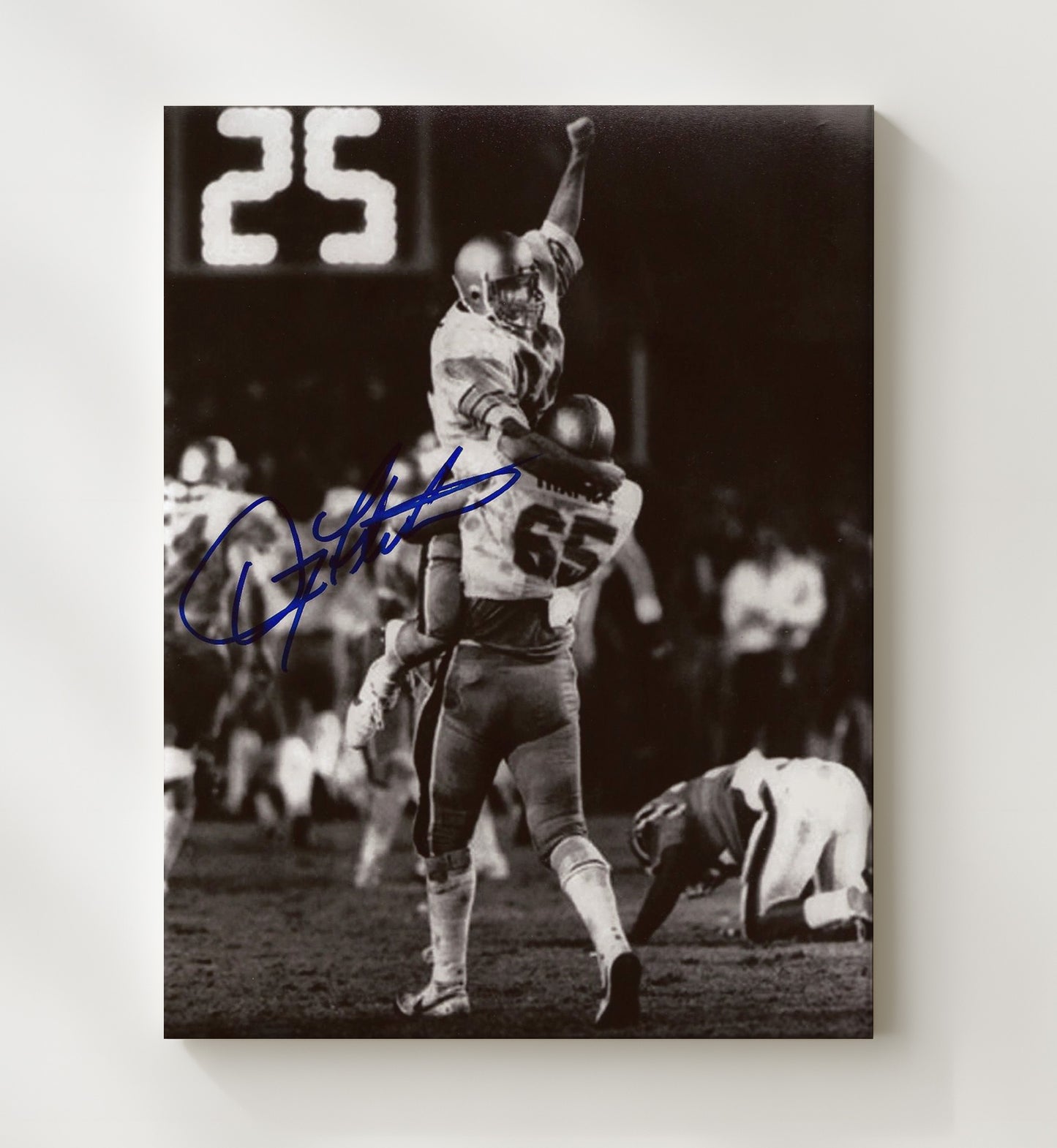 Boston College - Doug Flutie Night Game Celebration 8x10 Canvas college football wall art