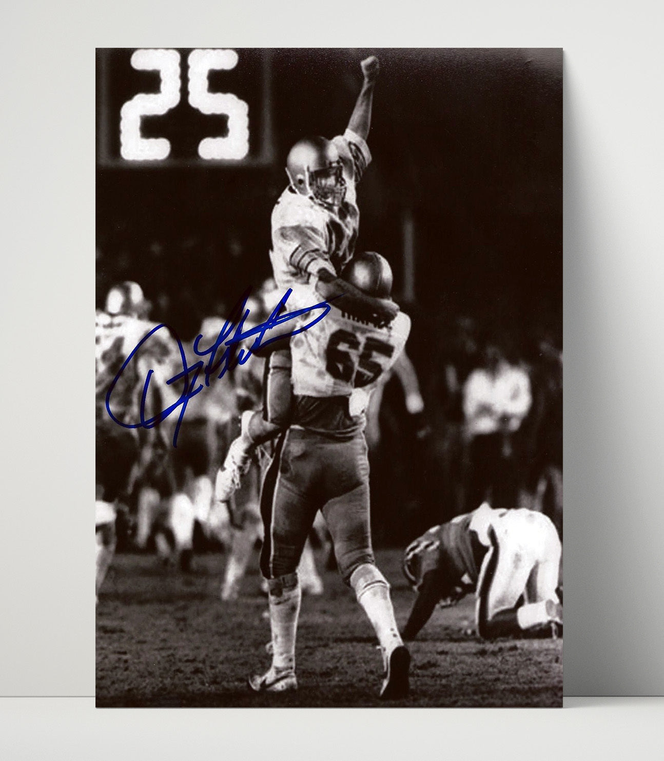 Boston College Doug Flutie Night Game Celebration College Football Wall Art 16x20 Unframed Print wall art print – College Football decor