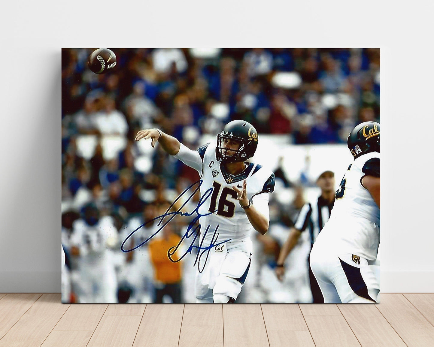 California Football - Jared Goff Downfield Pass Launch Vertical Attack 8x10 Unframed Print college football wall art