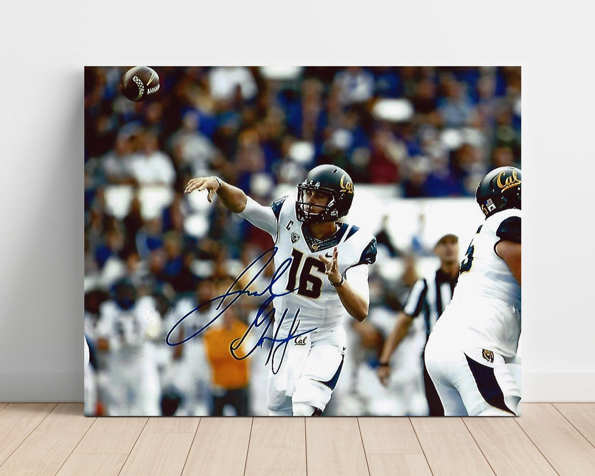 California Football - Jared Goff Downfield Pass Launch Vertical Attack 8x10 Unframed Print college football wall art