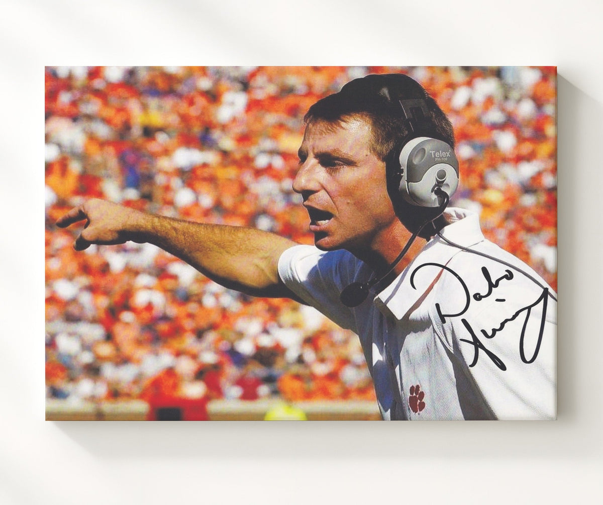 Clemson Football - Dabo Swinney Sideline Command 8x10 Canvas college football wall art