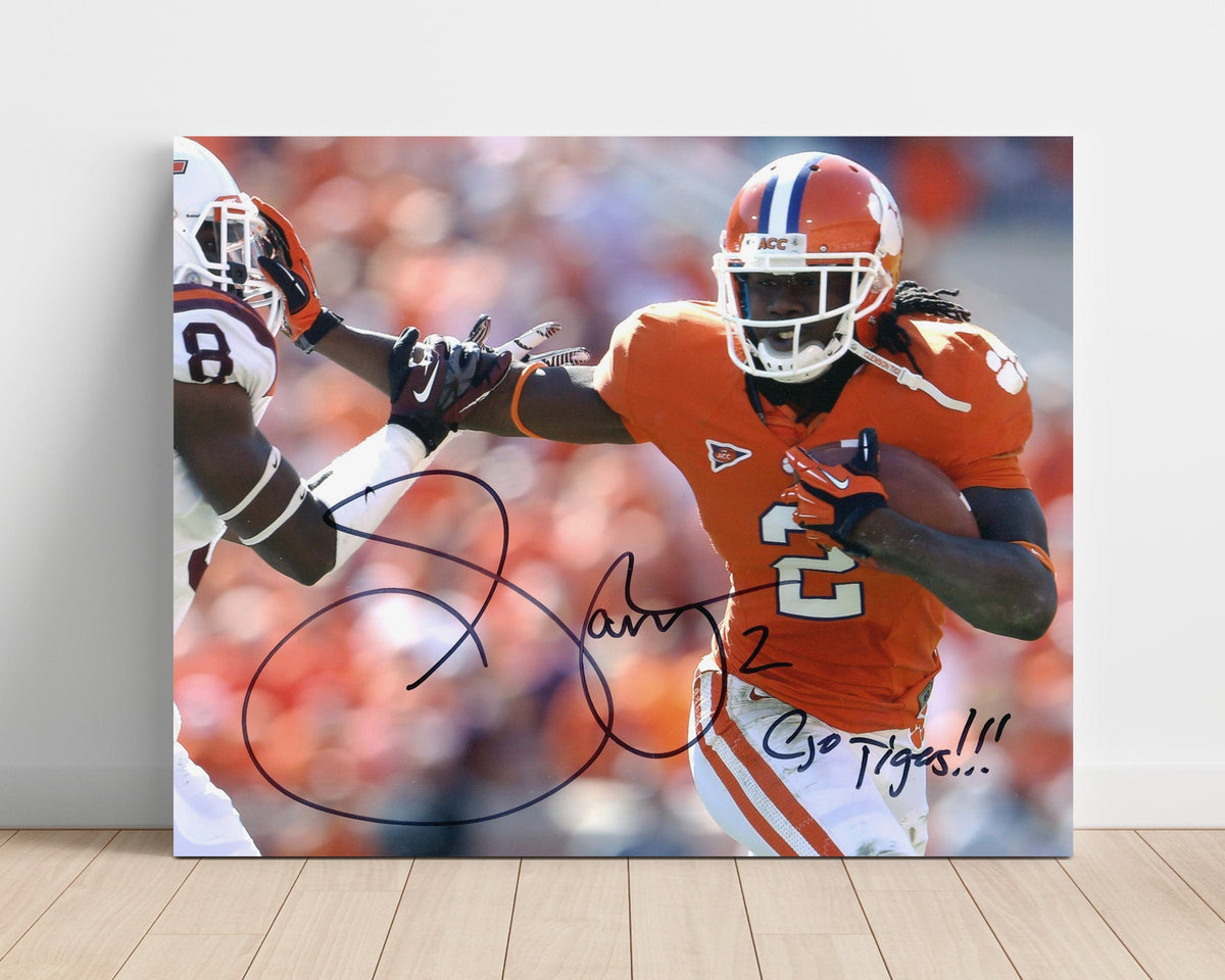 Clemson Football - Sammy Watkins Stiff Arm Drive 8x10 Unframed Print college football wall art