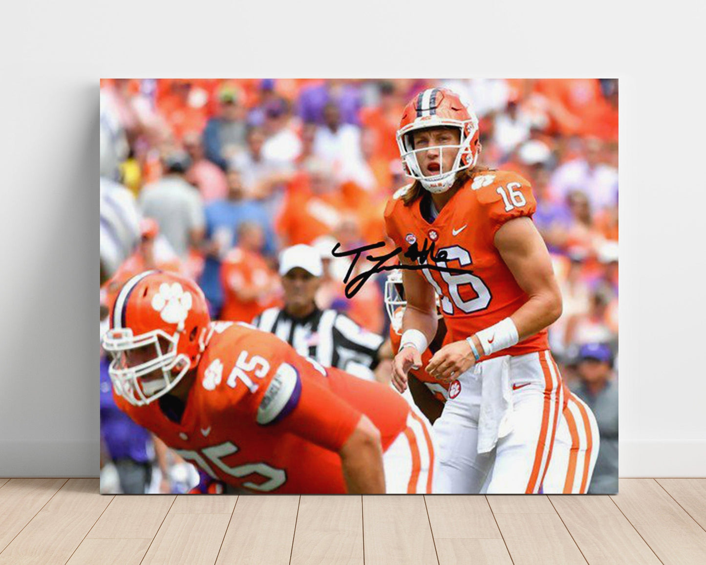 Clemson Football - Trevor Lawrence Pre Snap Read 8x10 Unframed Print college football wall art