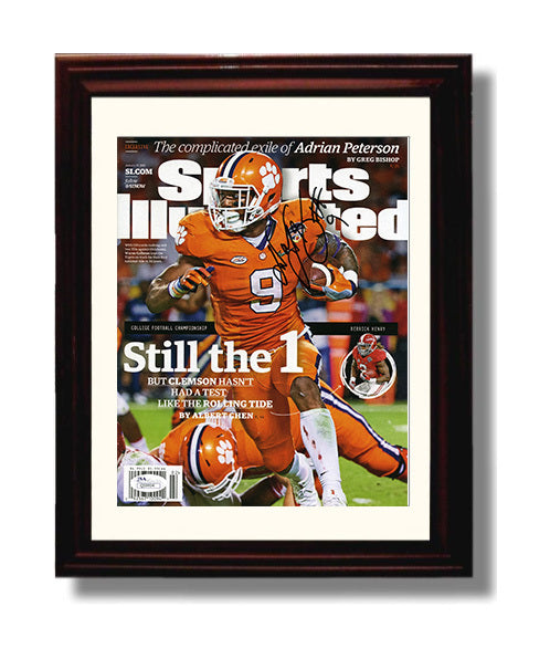 Clemson Football Wayne Gallman Still the One Championship Run SI Cover 2016 College Football 8x10 Beveled Frame wall art print – College Football decor