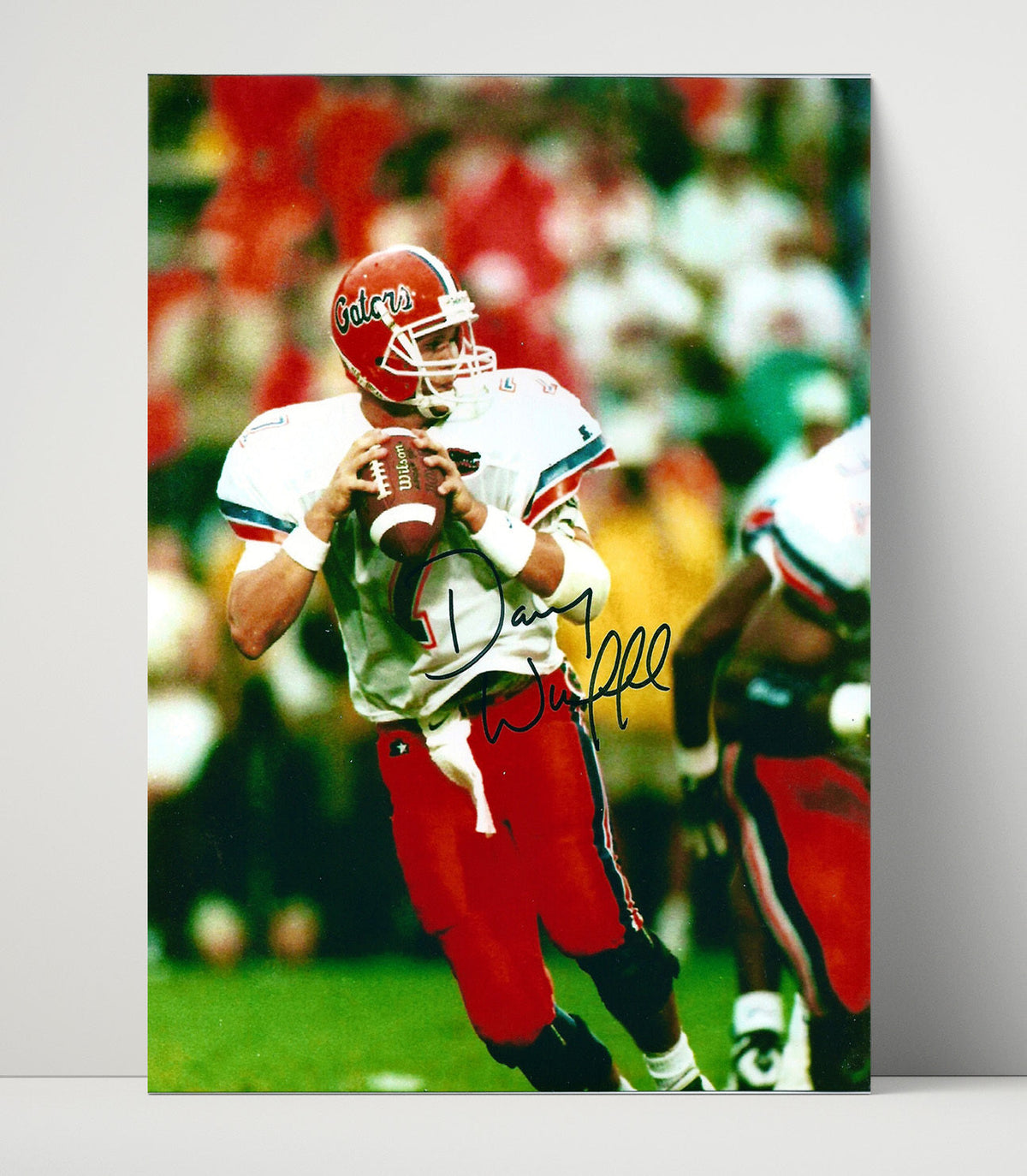 Florida Football – Danny Wuerffel Pocket Pass Setup unframed college football poster print