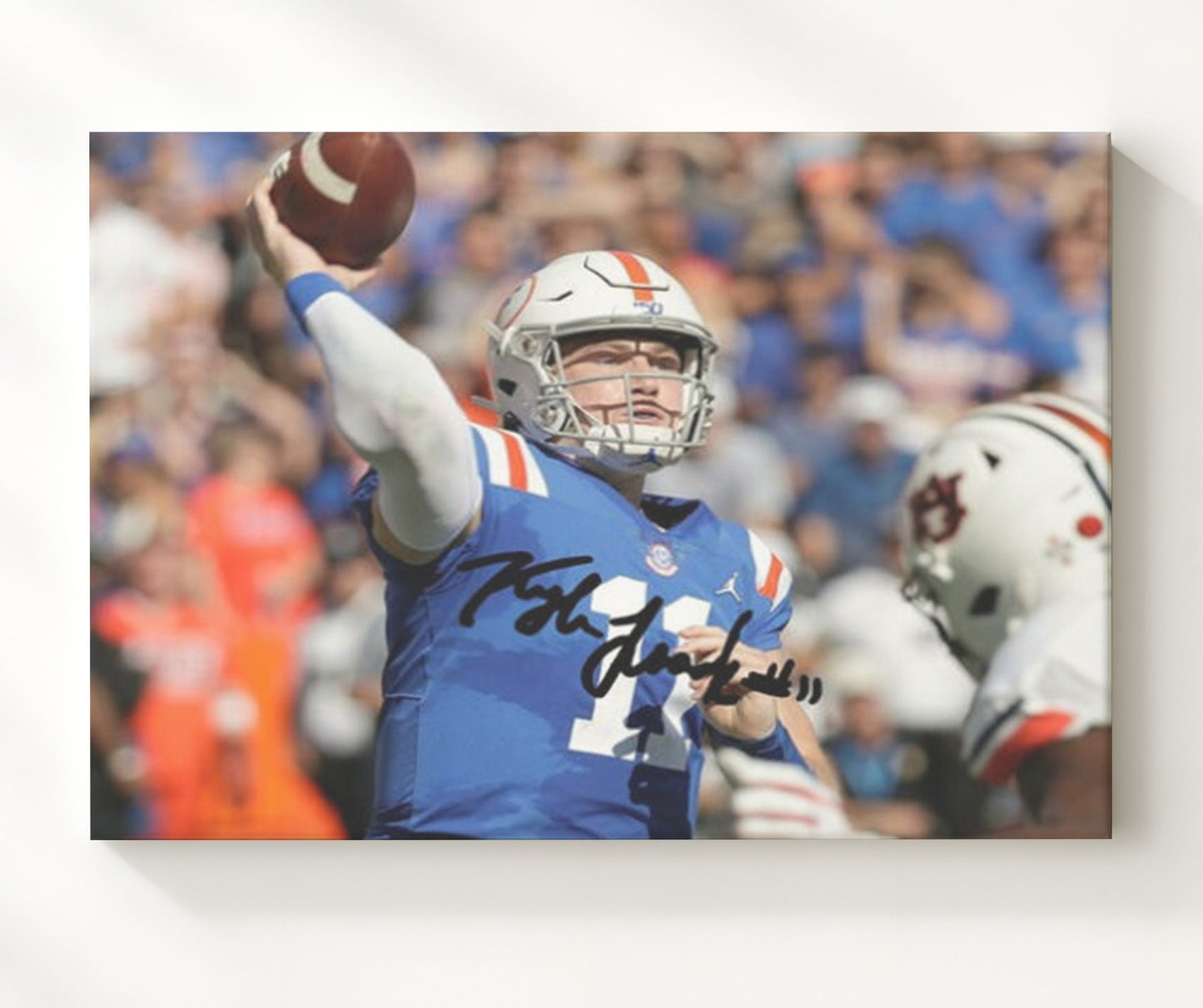 Florida Football - Kyle Trask Deep Pass Release 8x10 Canvas college football wall art