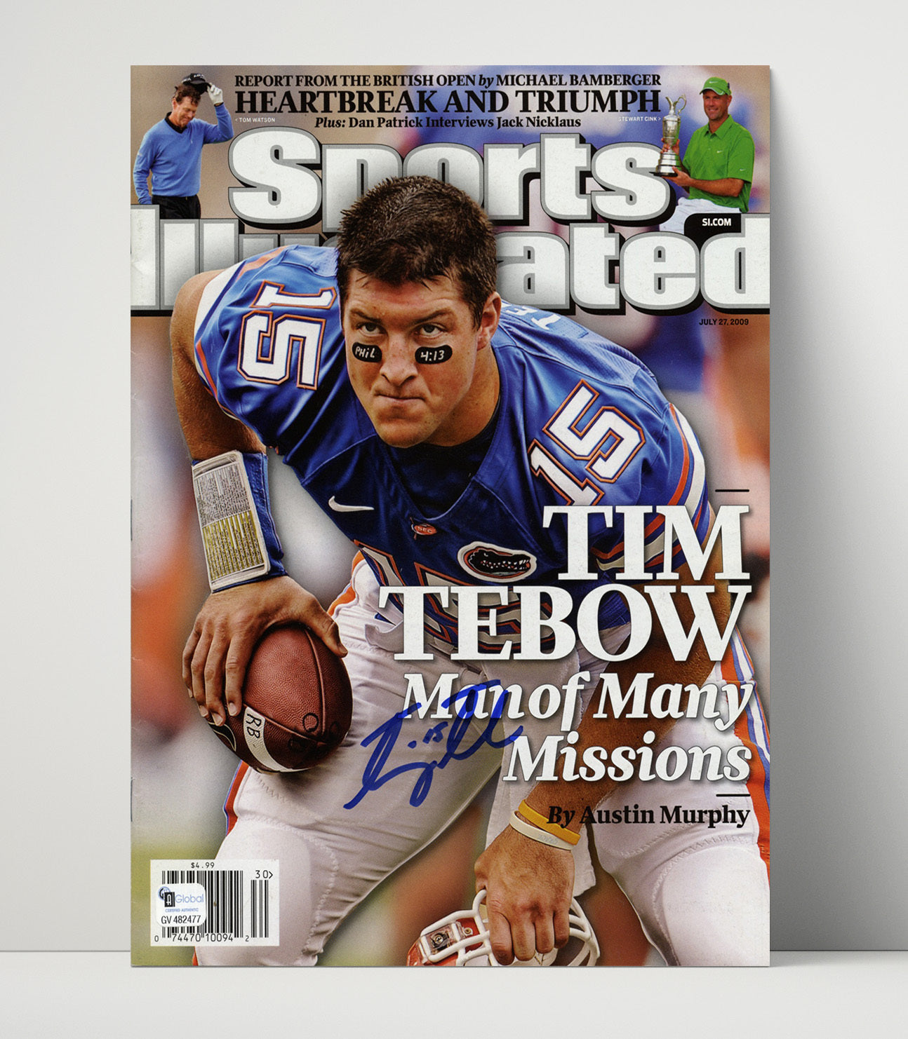 Florida Football Tim Tebow Man of Many Missions SI Cover College Football Wall Art 16x20 Unframed Print wall art print – College Football decor