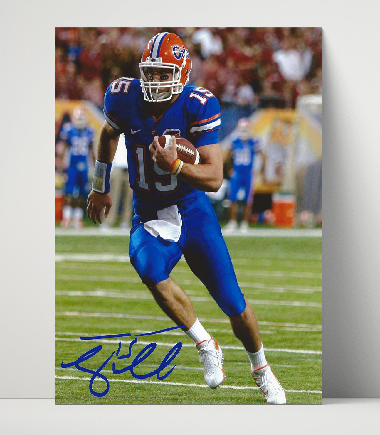 Florida Football Tim Tebow Open Field Run College Football Wall Art 16x20 Unframed Print wall art print – College Football decor