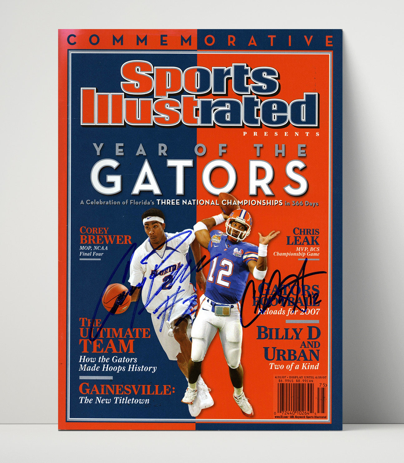Florida Football Year of the Gators SI Cover Champions College Football Wall Art 16x20 Unframed Print wall art print – College Football decor