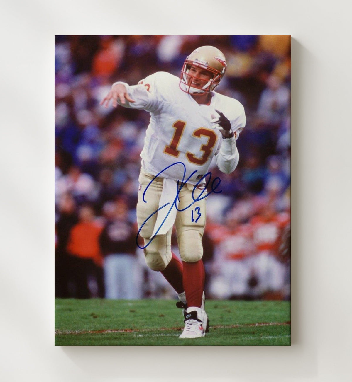 Florida State Football - Danny Kanell Pocket Pass 8x10 Canvas college football wall art