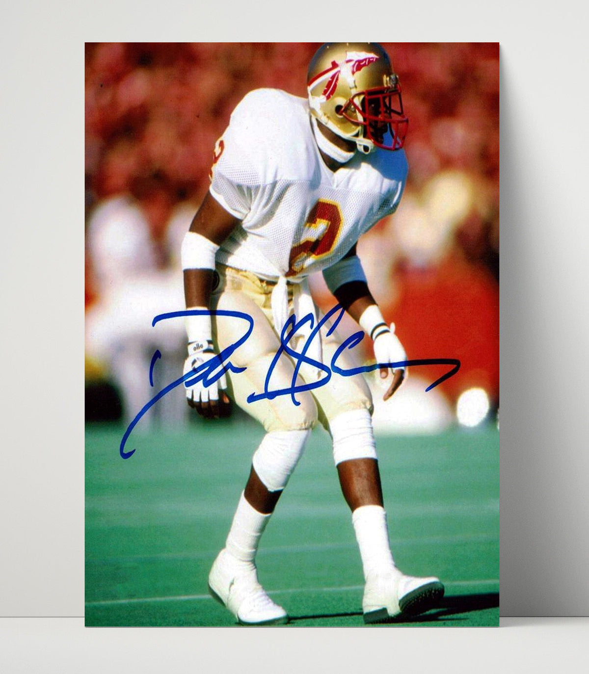Florida State Football – Deion Sanders Prime Time Coverage unframed college football poster print