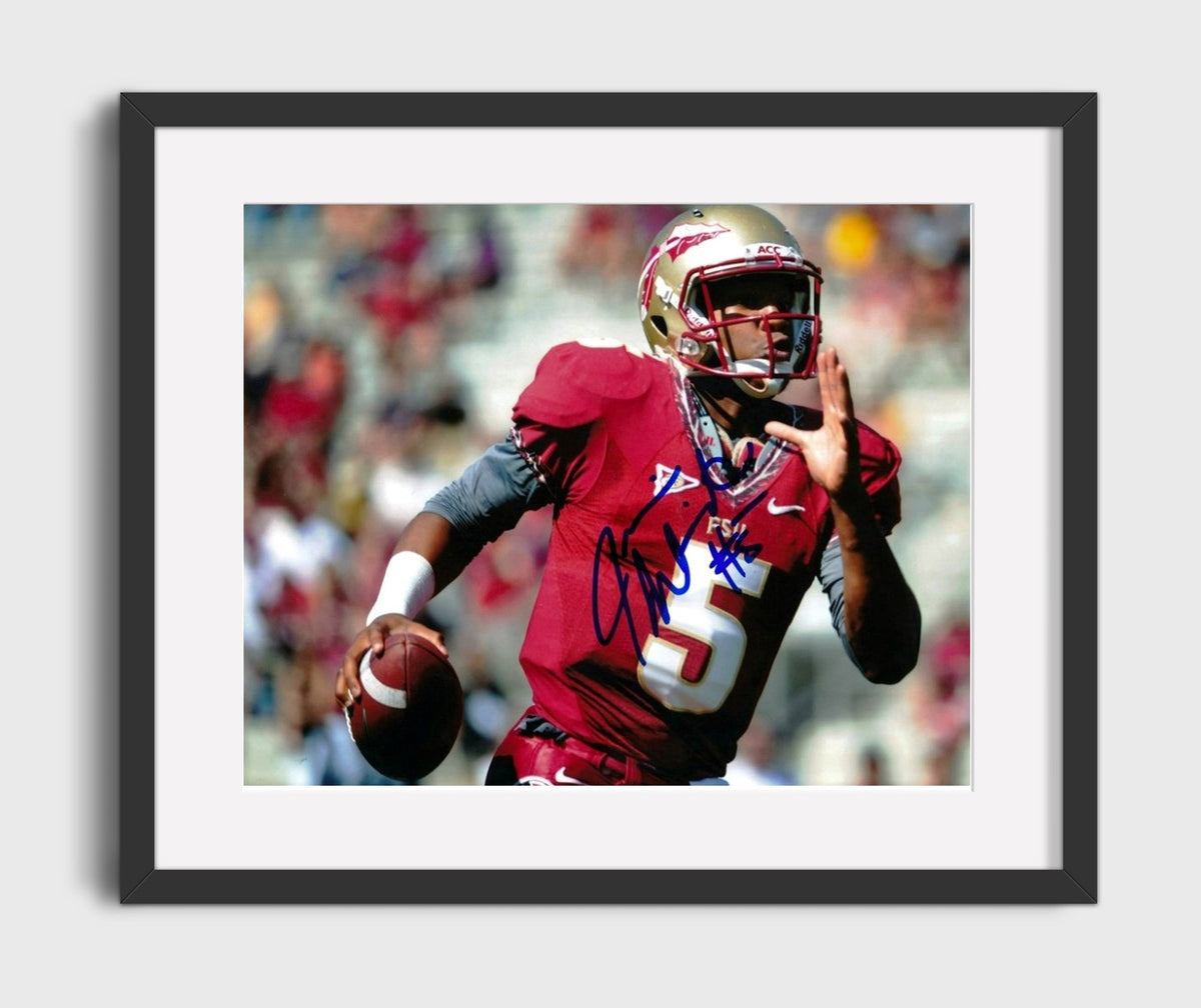 Florida State Football - Jameis Winston Power Run Through Defense 8x10 Gallery Frame college football wall art
