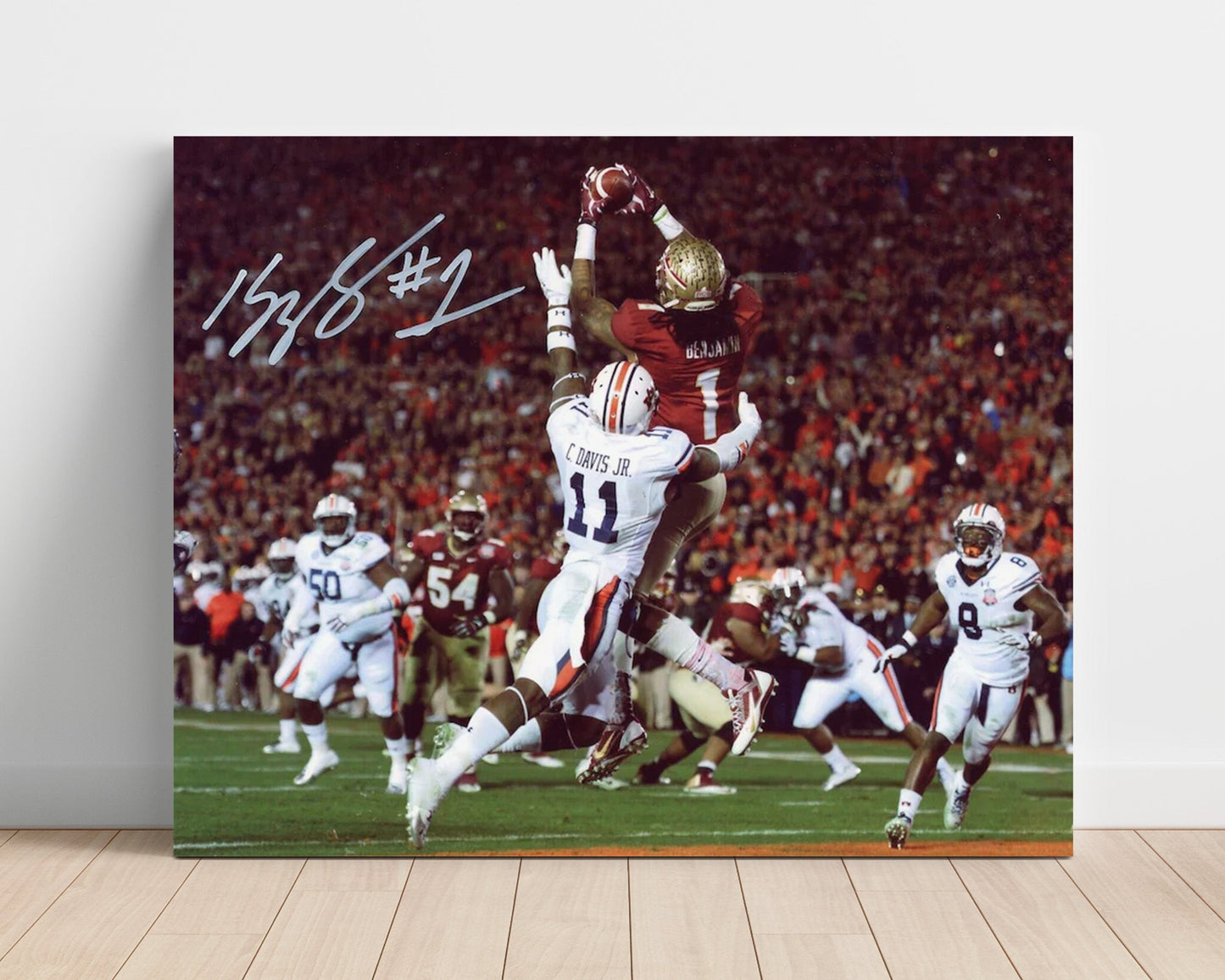 Florida State Football - Kelvin Benjamin Game Winning Catch 8x10 Unframed Print college football wall art