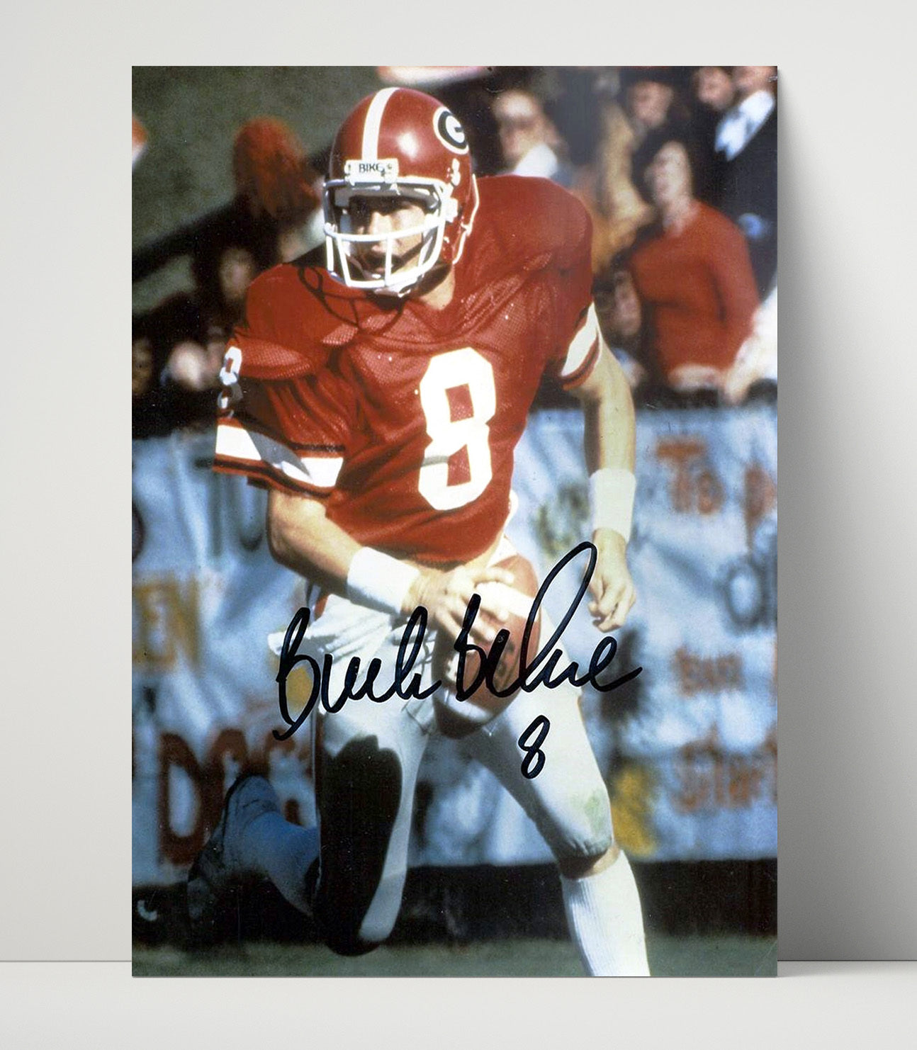 Georgia Buck Belue Bulldog Breakaway College Football Wall Art 16x20 Unframed Print wall art print – College Football decor