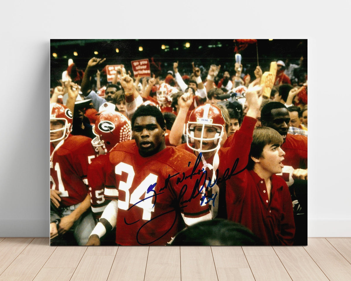 Georgia Football - Herschel Walker 1980 Championship Era Power Run 8x10 Unframed Print college football wall art