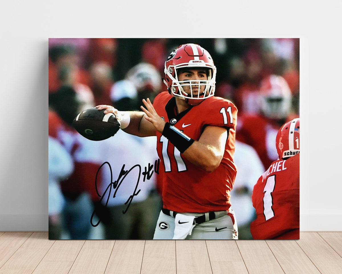 Georgia Football - Jake Fromm Passing Motion 8x10 Unframed Print college football wall art