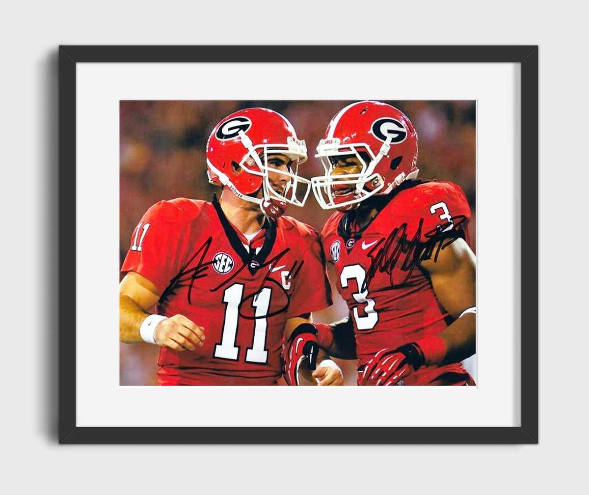 Georgia Football - Murray and Gurley Offensive Duo 8x10 Gallery Frame college football wall art