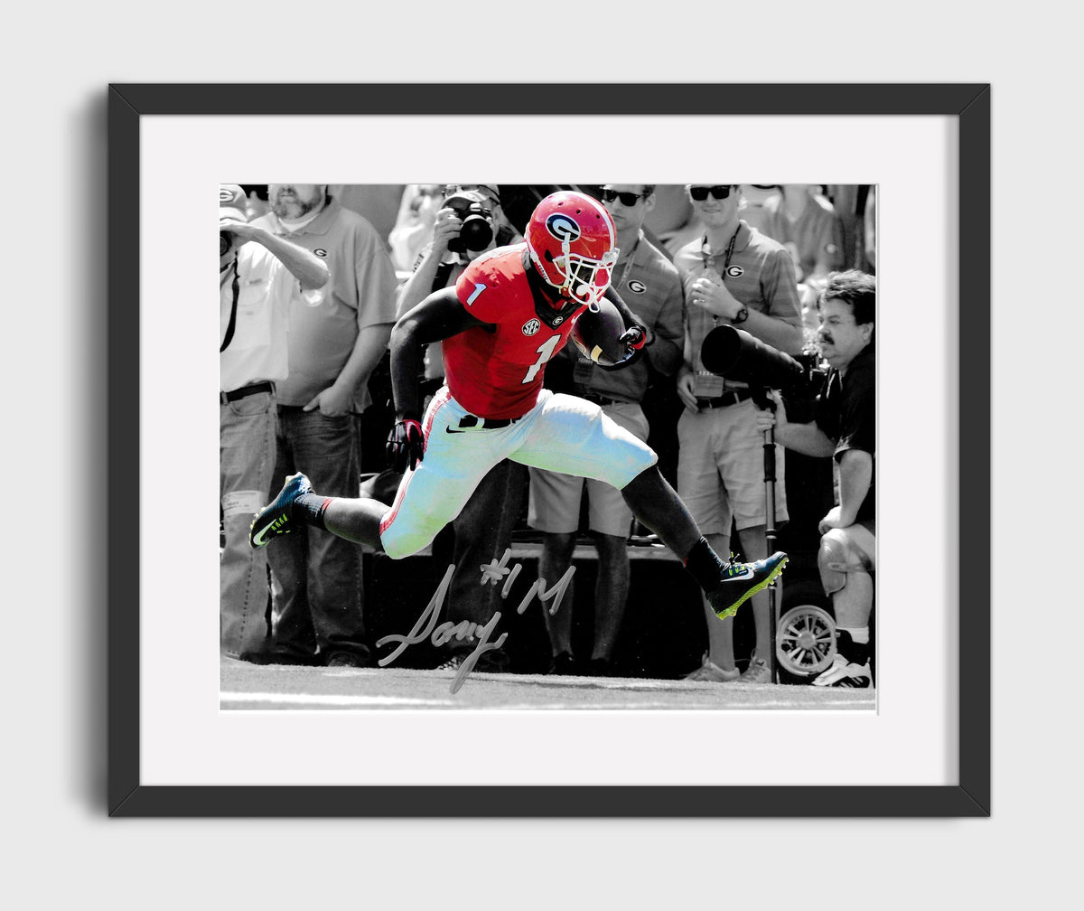 Georgia Football - Sony Michel Breakaway Sprint Highlight 8x10 Gallery Frame college football wall art