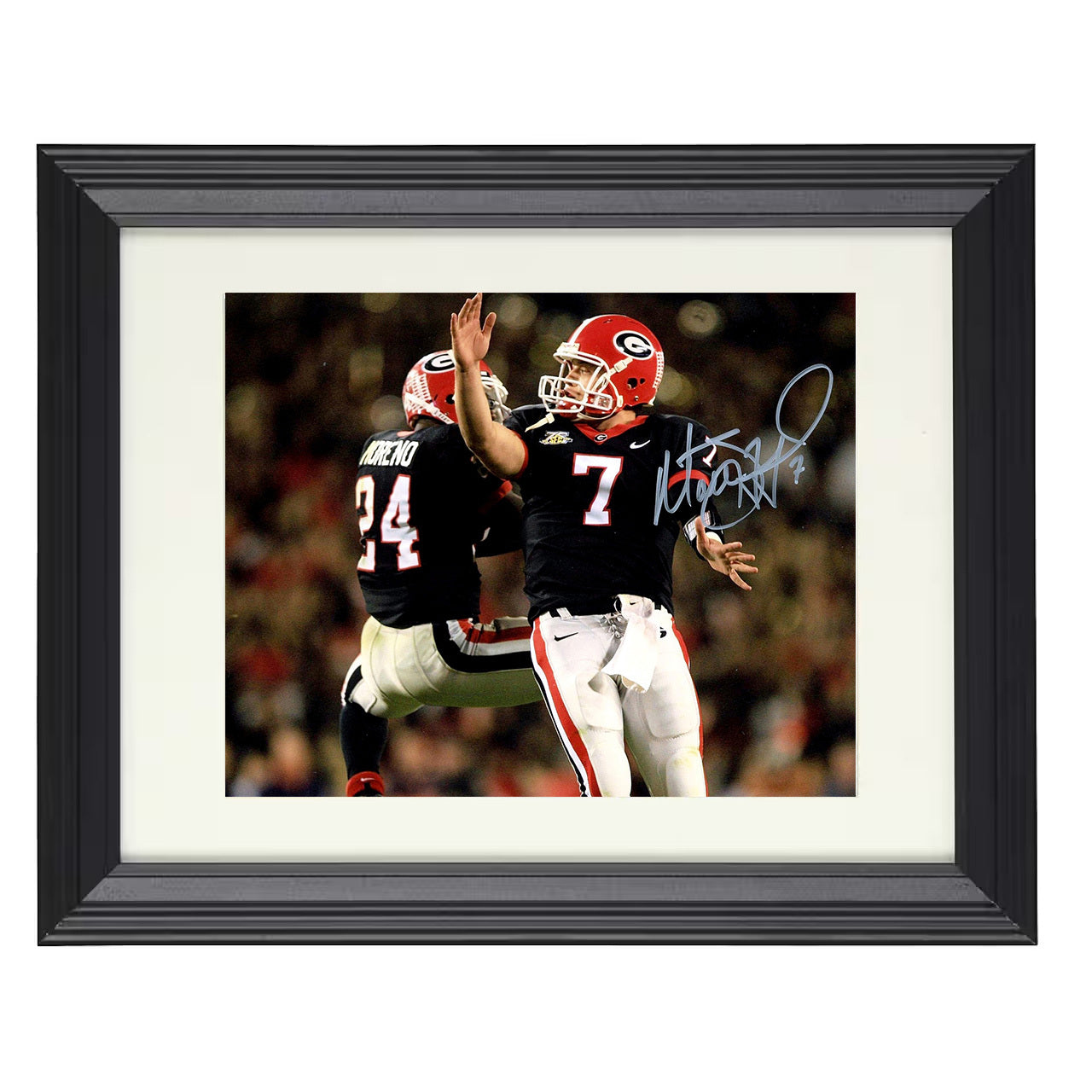 Georgia Football - Stafford and Moreno Backfield Duo 8x10 Beveled Frame college football wall art