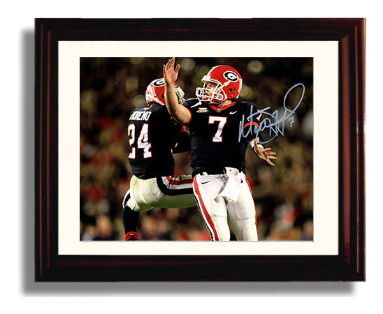 Georgia Football - Stafford and Moreno Backfield Duo 8x10 Beveled Frame college football wall art