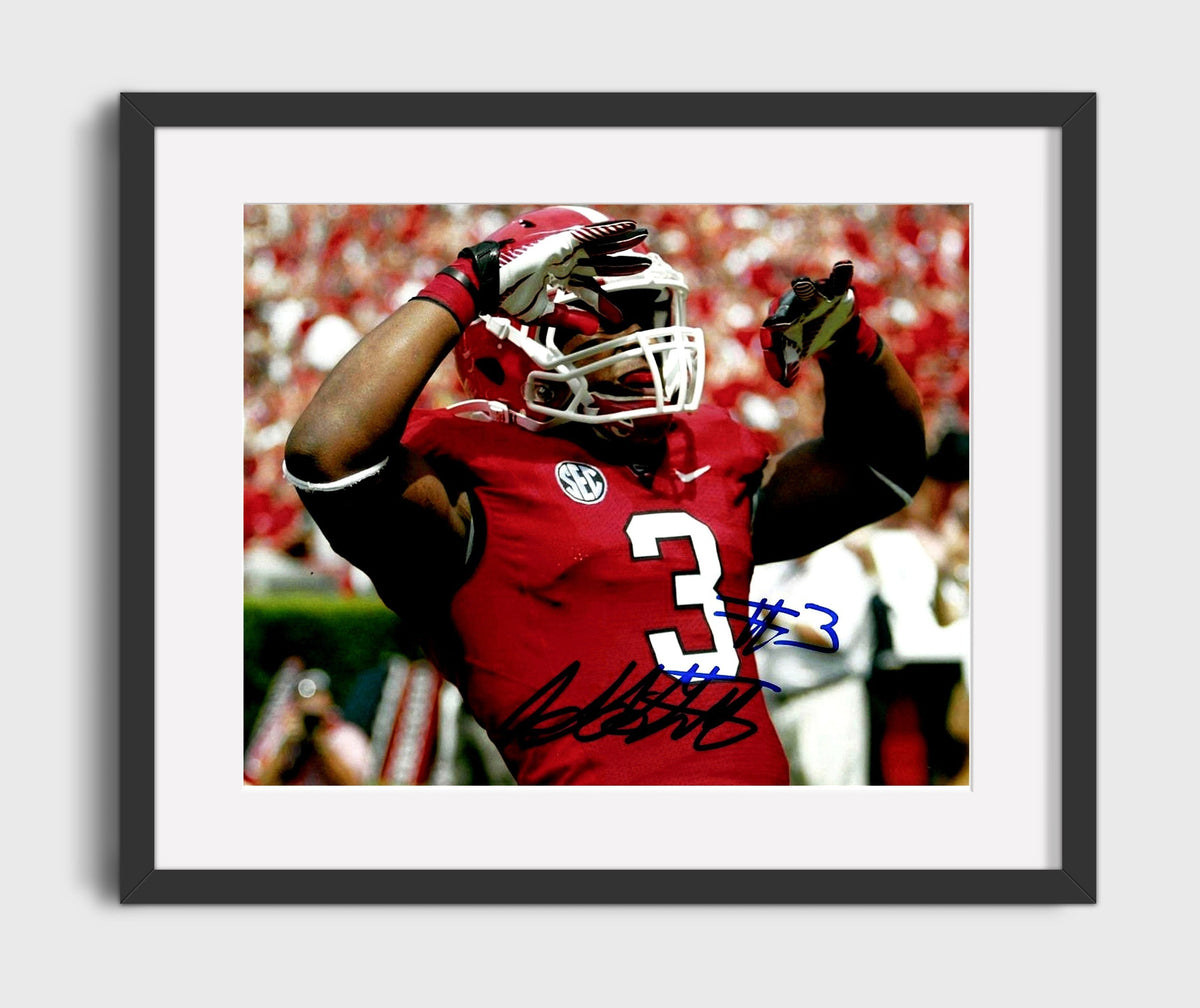 Georgia Football - Todd Gurley Explosive Breakaway Run 8x10 Gallery Frame college football wall art