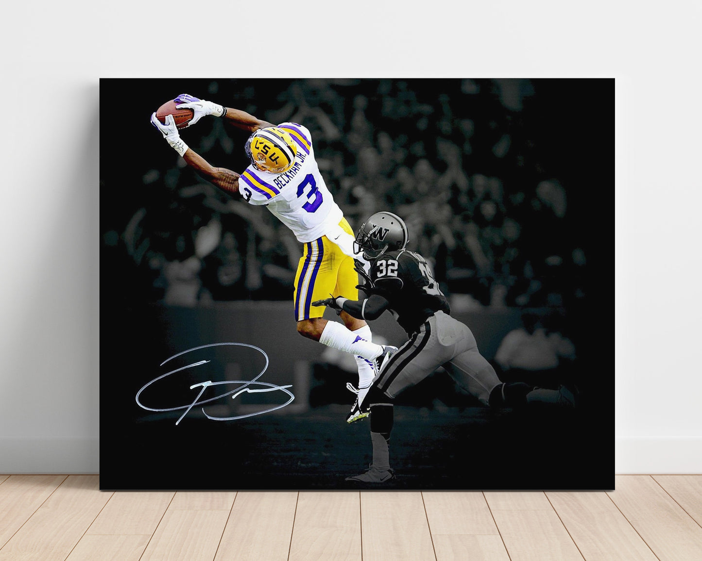 LSU Football - Odell Beckham Jr One Hand Catch Highlight 8x10 Unframed Print college football wall art