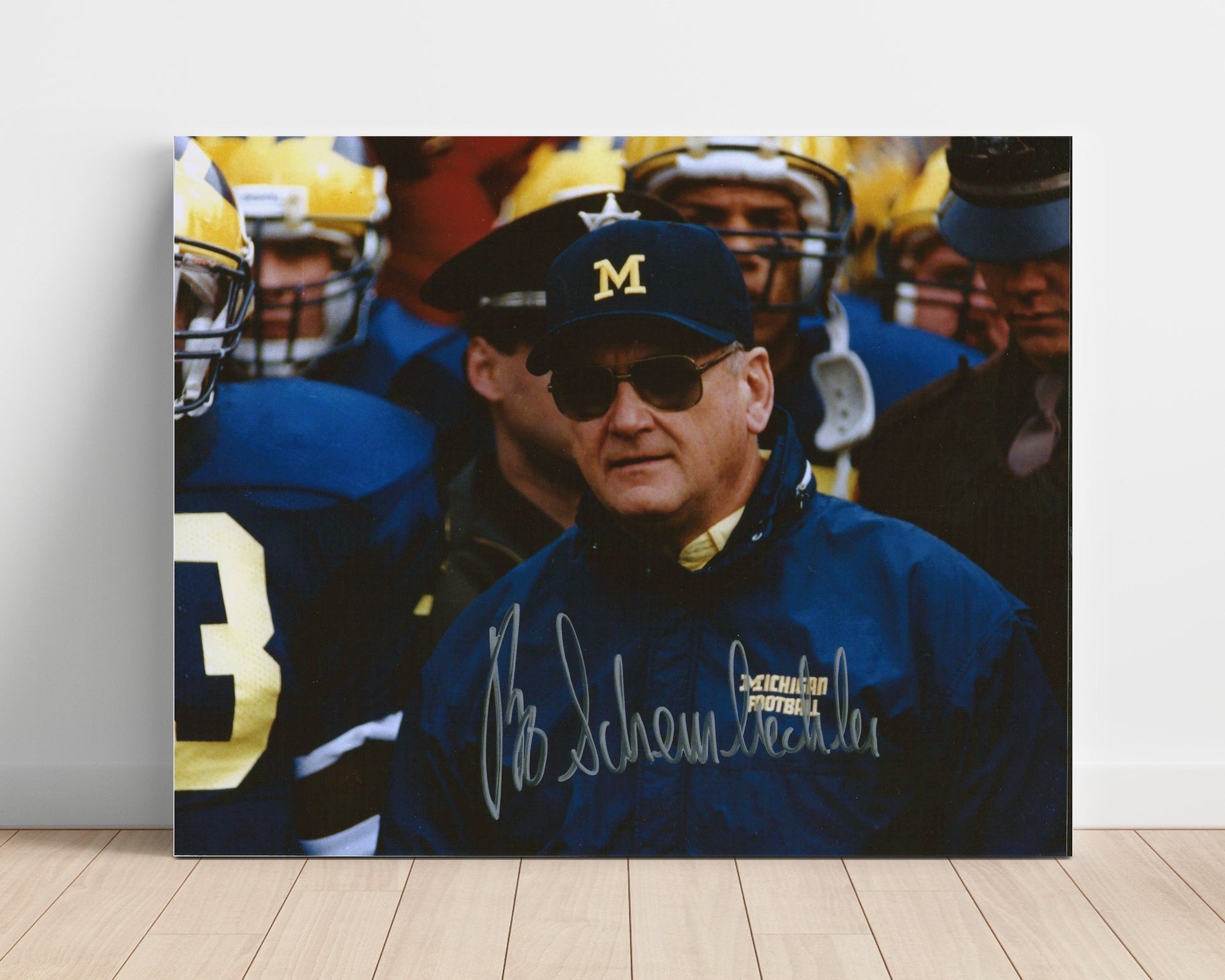 Michigan Football - Bo Schembechler Sideline Leadership Portrait 8x10 Unframed Print college football wall art