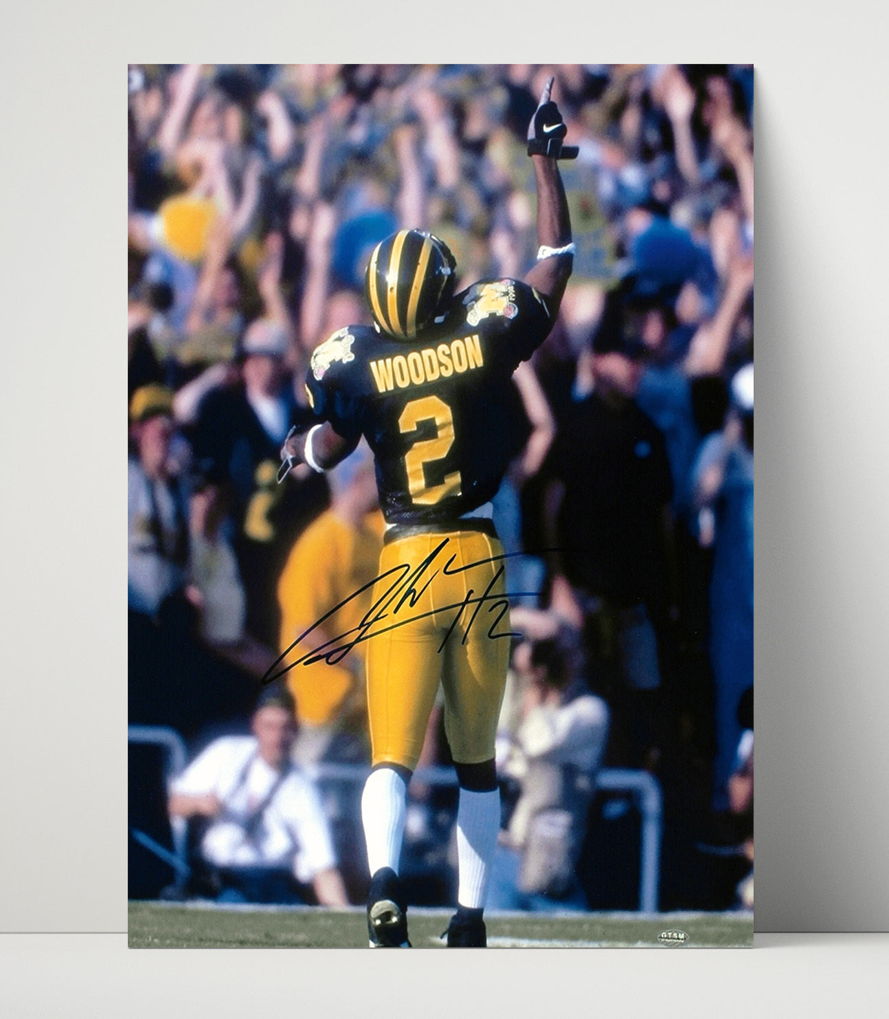Michigan Football Charles Woodson Heisman Defensive Legend College Football Wall Art 16x20 Unframed Print wall art print – College Football decor