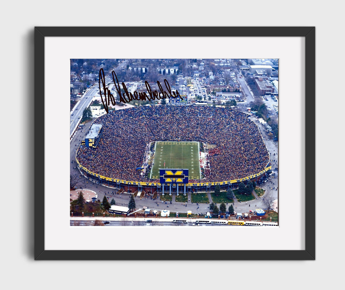 Michigan Football - Michigan Stadium Big HouseBo Fortress 8x10 Gallery Frame college football wall art