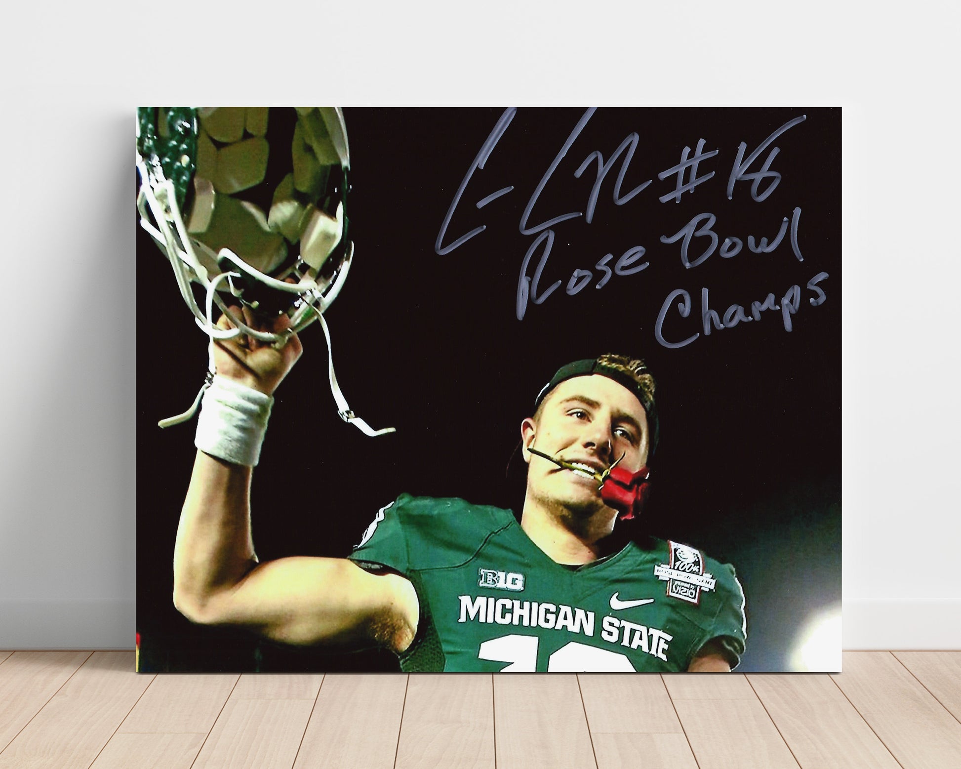 Michigan State Football - Connor Cook Rose BowlSpartan Glory 8x10 Unframed Print college football wall art