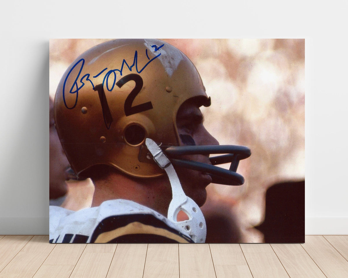 Navy Football - Roger Staubach Classic Helmet Profile 8x10 Unframed Print college football wall art