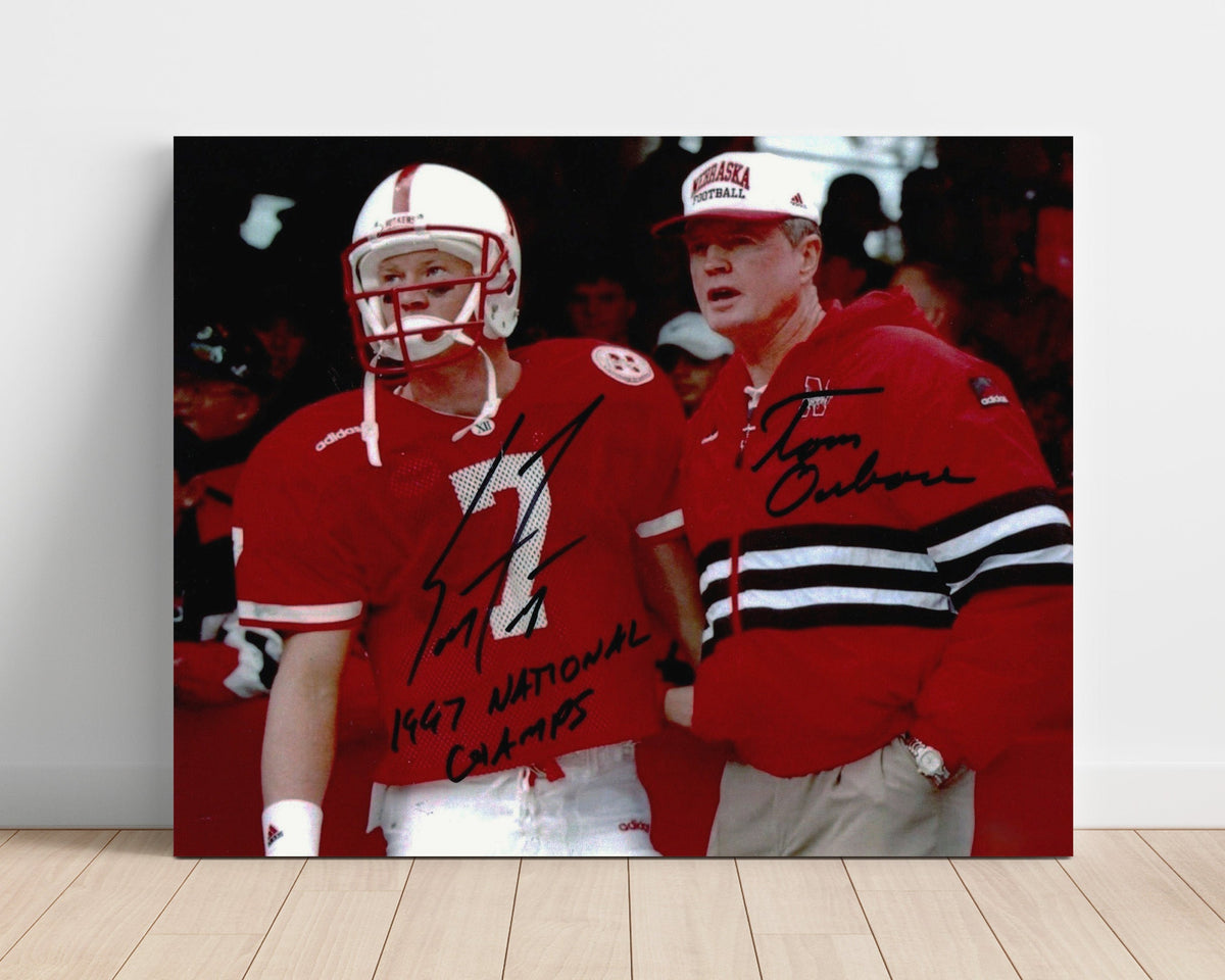 Nebraska Football - Tom Osborne and Scott Frost Sideline Duo 8x10 Unframed Print college football wall art