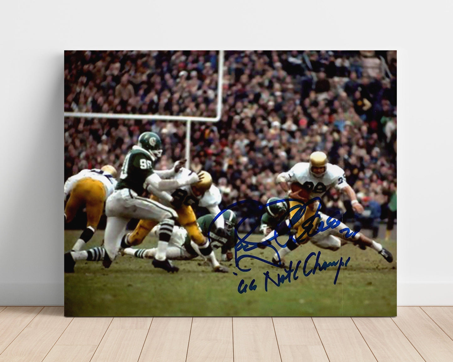 Notre Dame Football - Rocky Blier Champion Run 1966 8x10 Unframed Print college football wall art