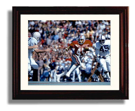 Ohio State Football Archie Griffin Double Heisman Run College Football Wall Art 8x10 Beveled Frame wall art print – College Football decor