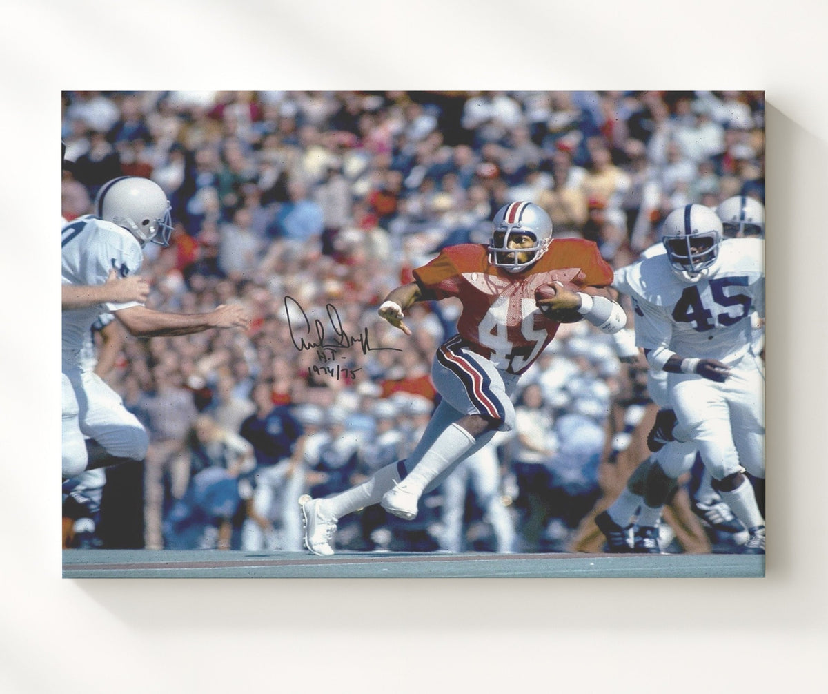 Ohio State Football - Archie Griffin Double Heisman Run 8x10 Canvas college football wall art