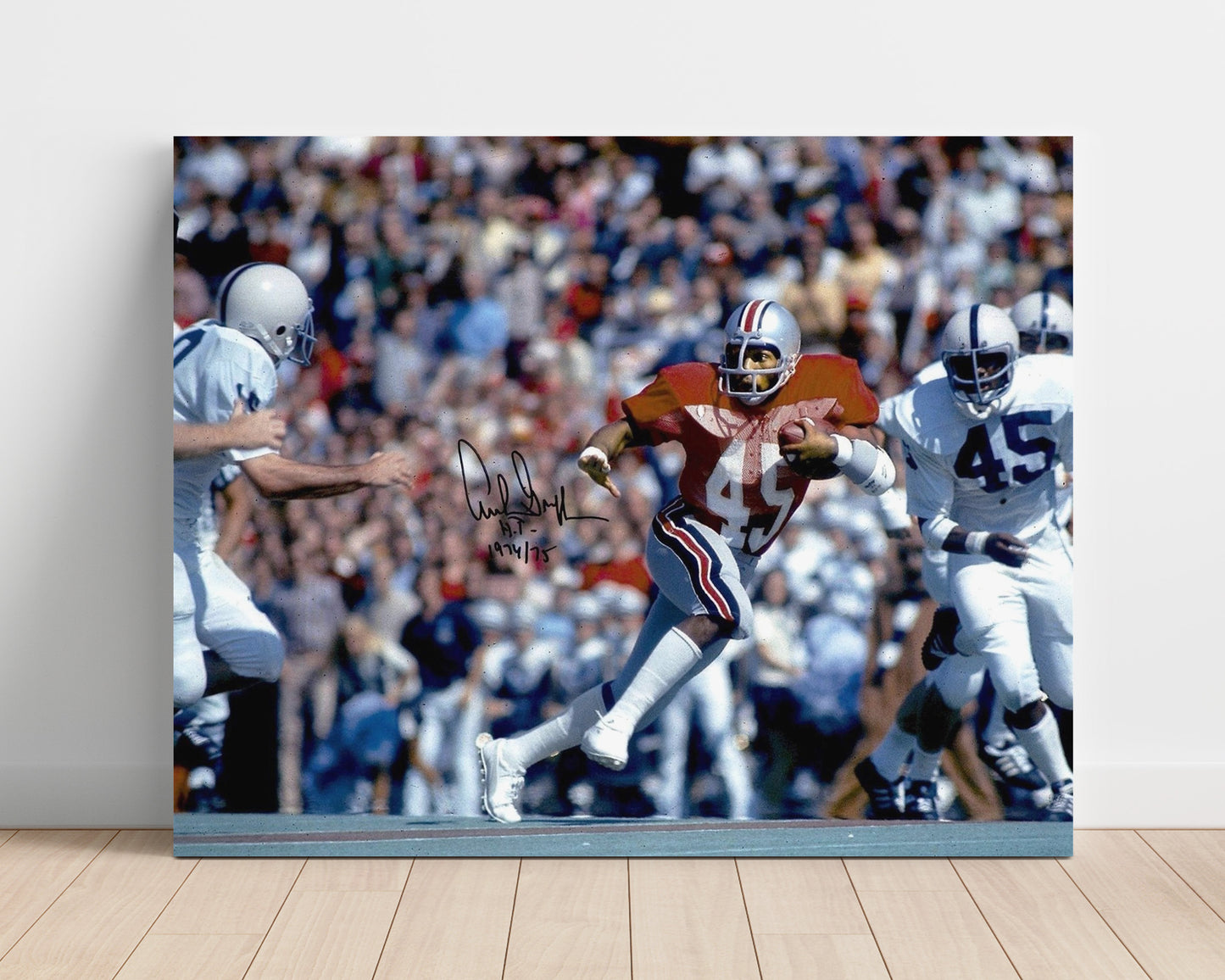 Ohio State Football Archie Griffin Double Heisman Run College Football Wall Art 16x20 Unframed Print wall art print – College Football decor