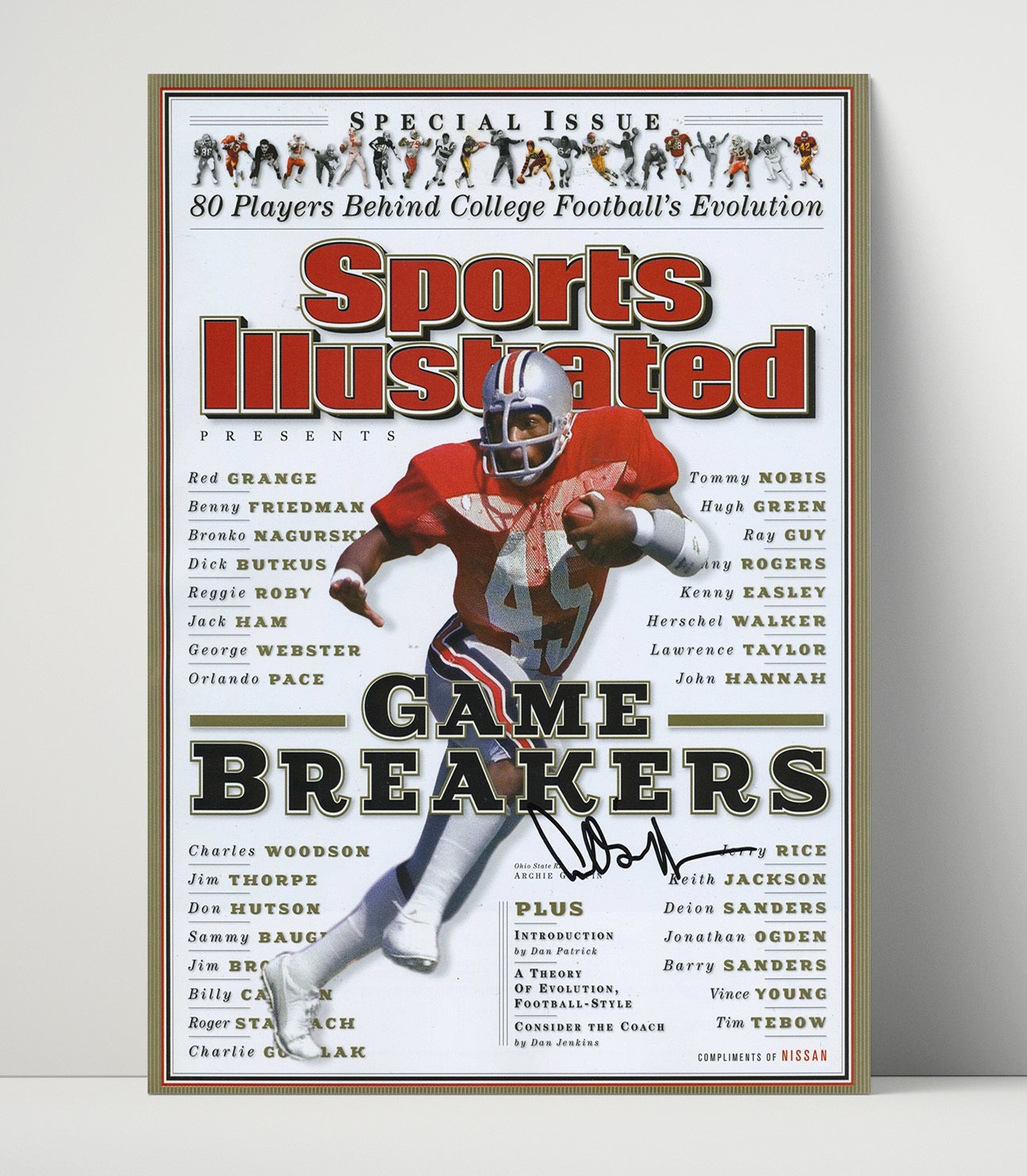 Ohio State Football Archie Griffin Game Breakers Legacy Feature 2008 SI College Football Wall 16x20 Unframed Print wall art print – College Football decor