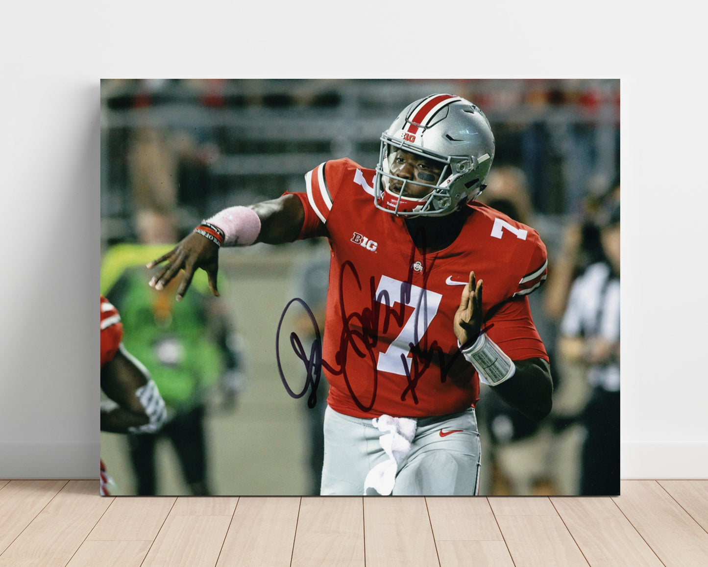 Ohio State Football - Dwayne Haskins Confident Pose 8x10 Unframed Print college football wall art