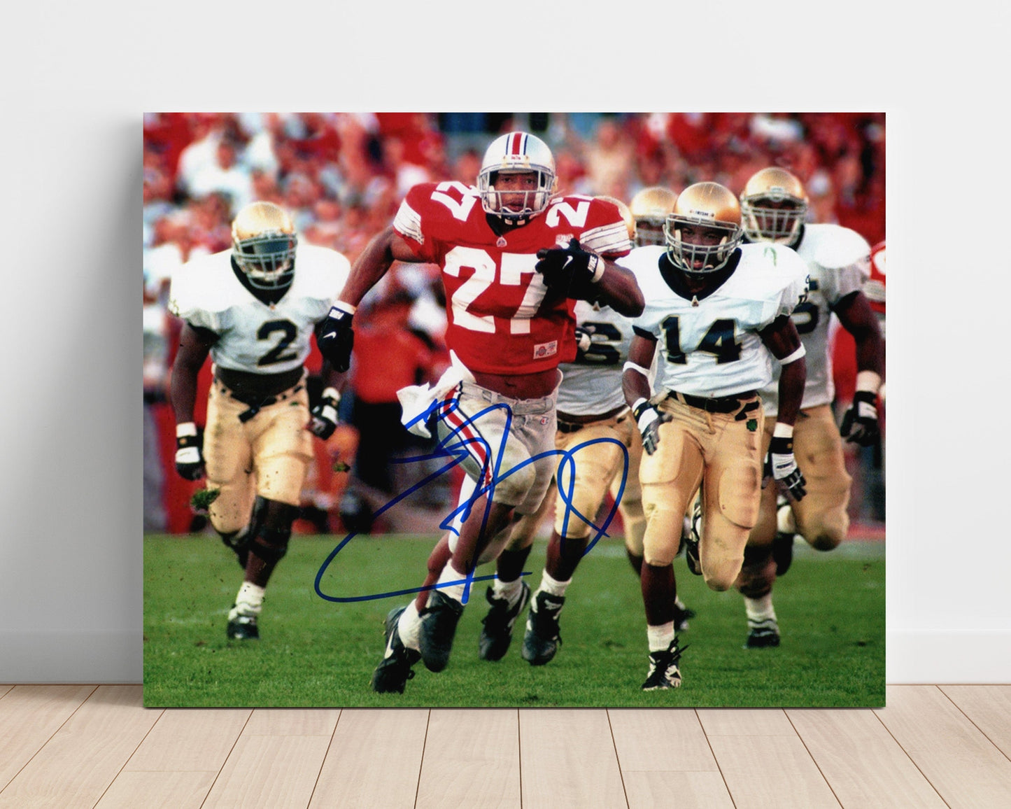 Ohio State Football - Eddie George Breakaway Run 8x10 Unframed Print college football wall art