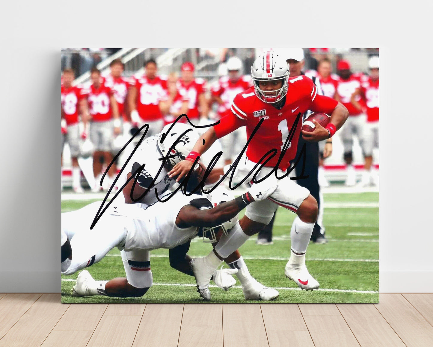 Ohio State Football - Justin Fields Breakaway Run 8x10 Unframed Print college football wall art
