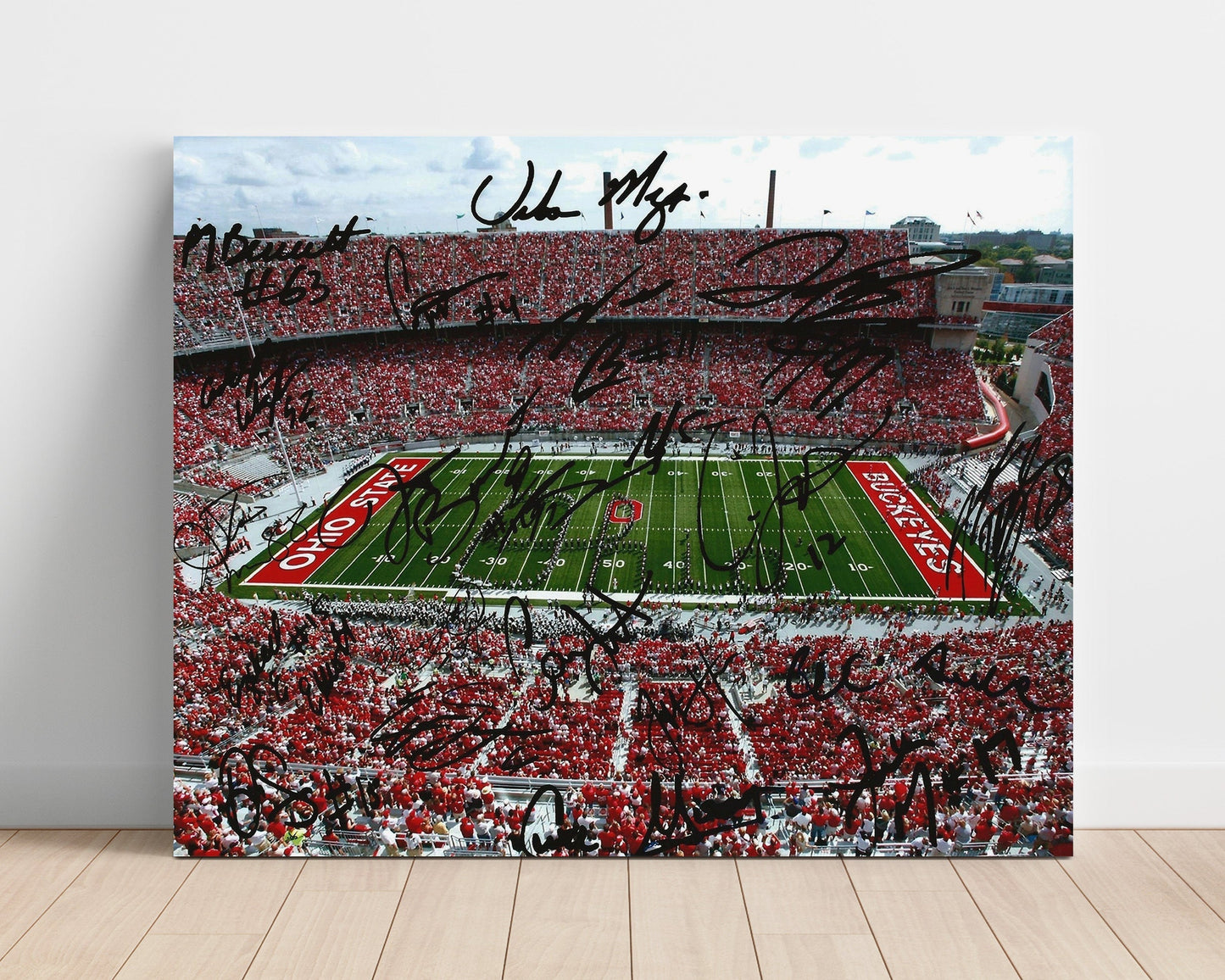 Ohio State Football - Ohio Stadium Packed Crowd Field View 8x10 Unframed Print college football wall art