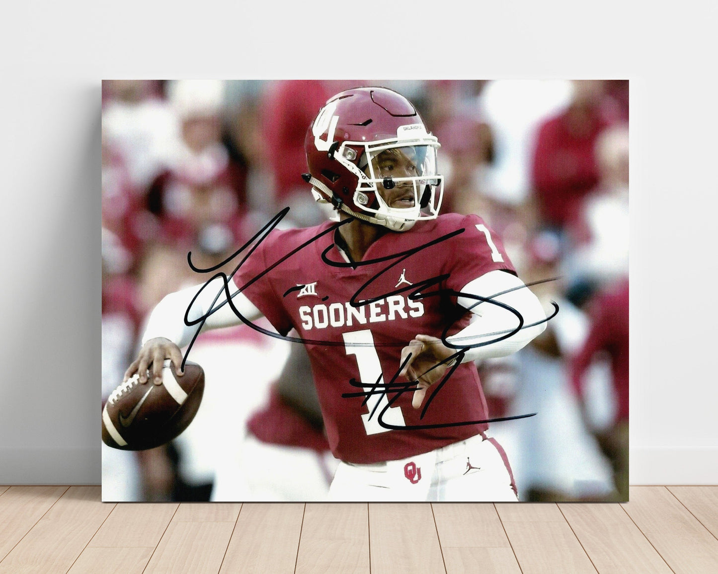 Oklahoma Football - Kyler MurrayPocket Throw 8x10 Unframed Print college football wall art