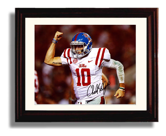 Ole Miss Football - Chad KellyCelebration Flex 8x10 Beveled Frame college football wall art