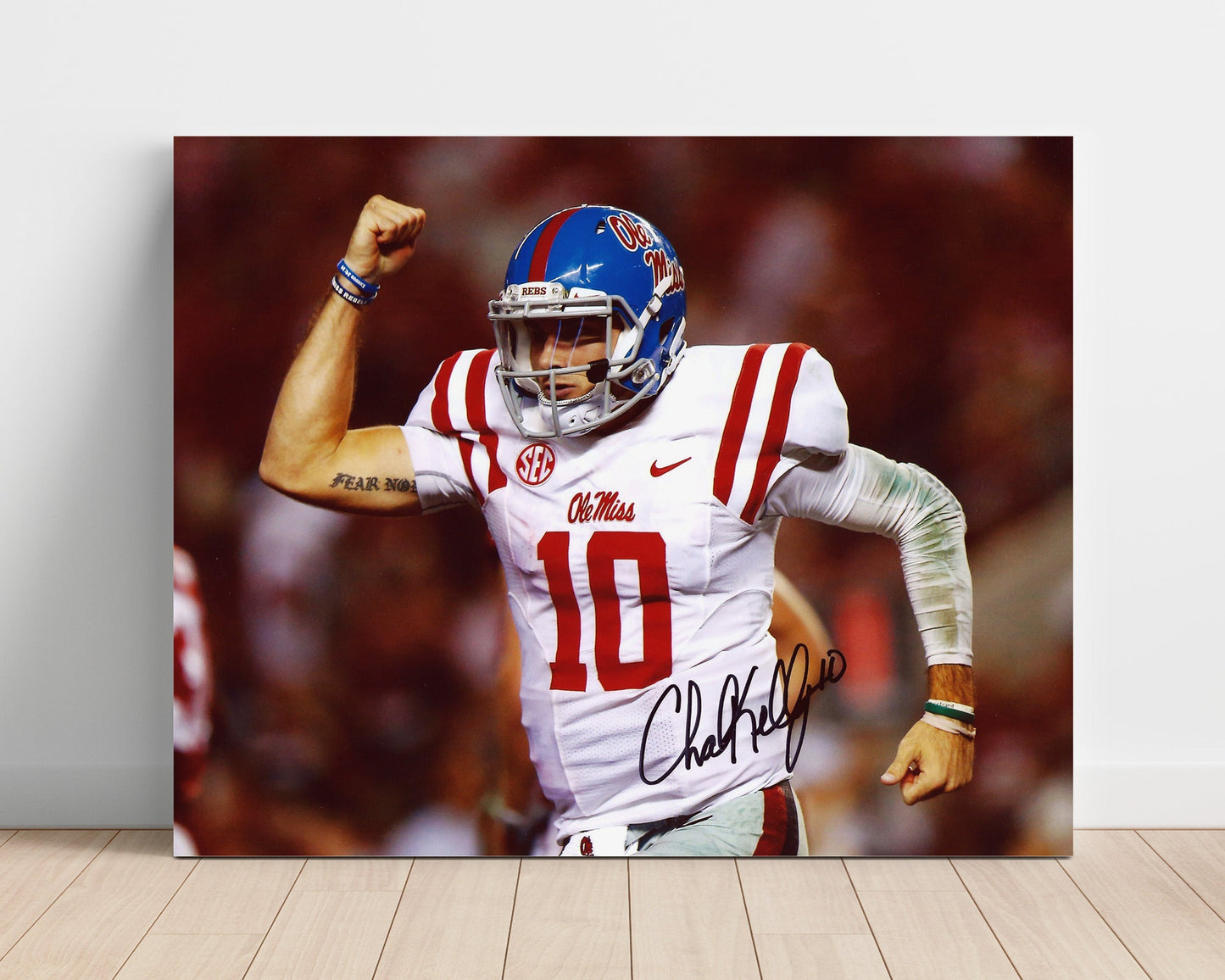 Ole Miss Football - Chad KellyCelebration Flex 8x10 Unframed Print college football wall art