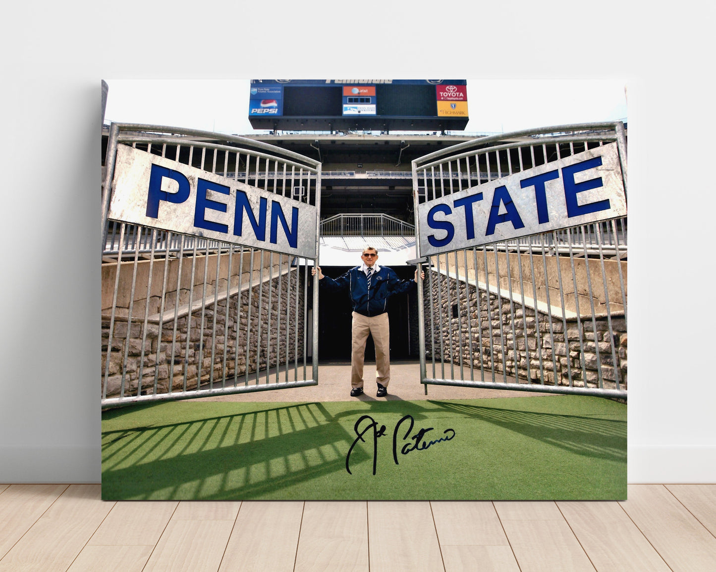 Penn State Football Joe PaternoStadium Entrance College Football Wall Art 16x20 Unframed Print wall art print – College Football decor