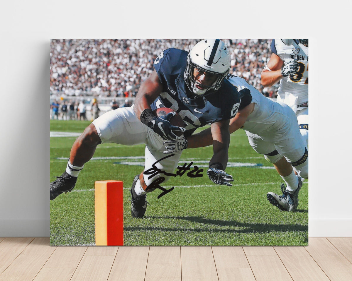 Penn State Football - Saquon BarkleyGoal Line Dive 8x10 Unframed Print college football wall art