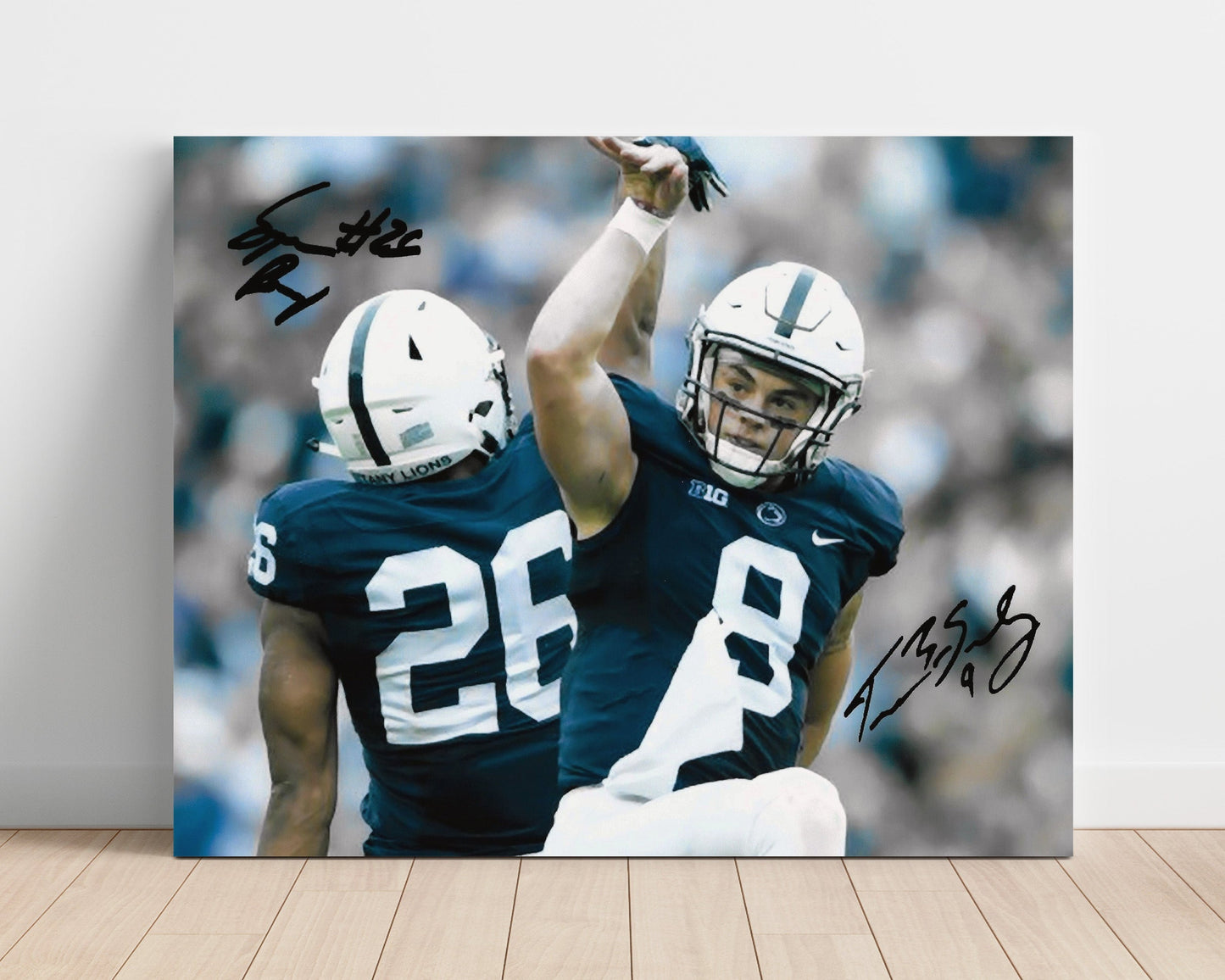 Penn State Football - Trace McSorley and Saquon BarkleyBackfield Exchange 8x10 Unframed Print college football wall art